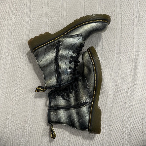 Doc Martens 1460 Ombre‎ Glitter youth size 3 boots, side zip, sparkly, AirWalk - Picture 8 of 11